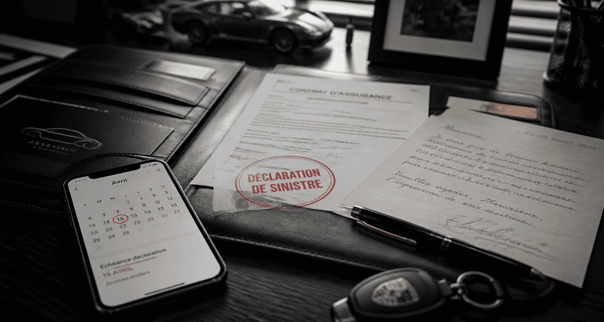 delai declaration assurance dossier sinistre