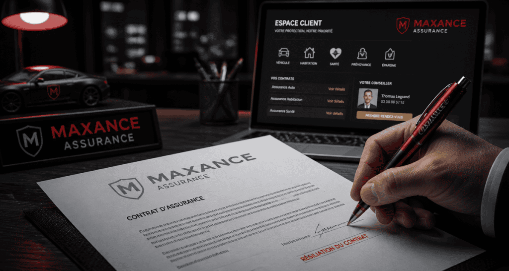 maxance assurance avis contrat papier et espace client