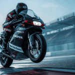 Moto 2 temps Cagiva Mito 125 accélération circuit