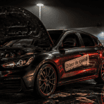 odeur gasoil voiture extérieur capot ouvert