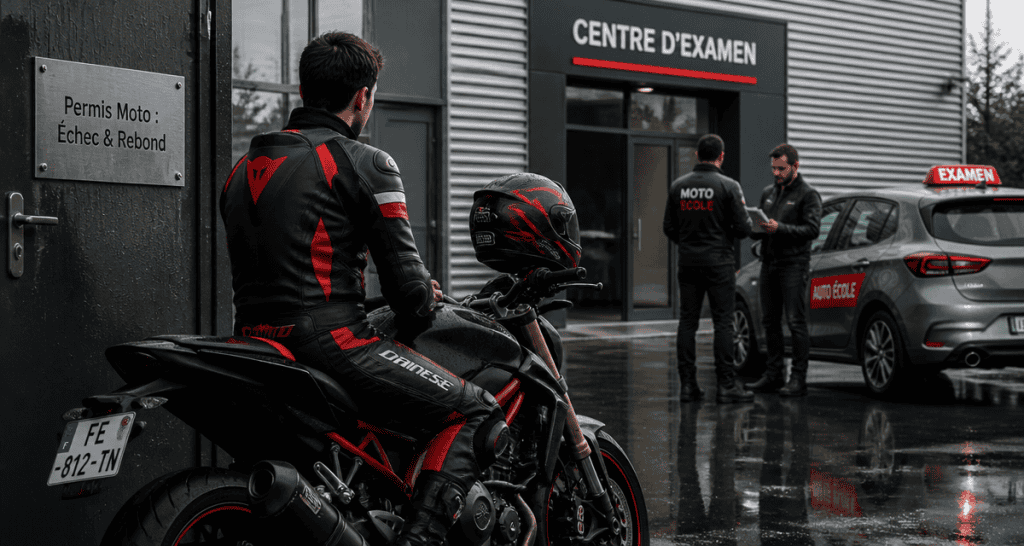 permis moto circulation raté candidat motard