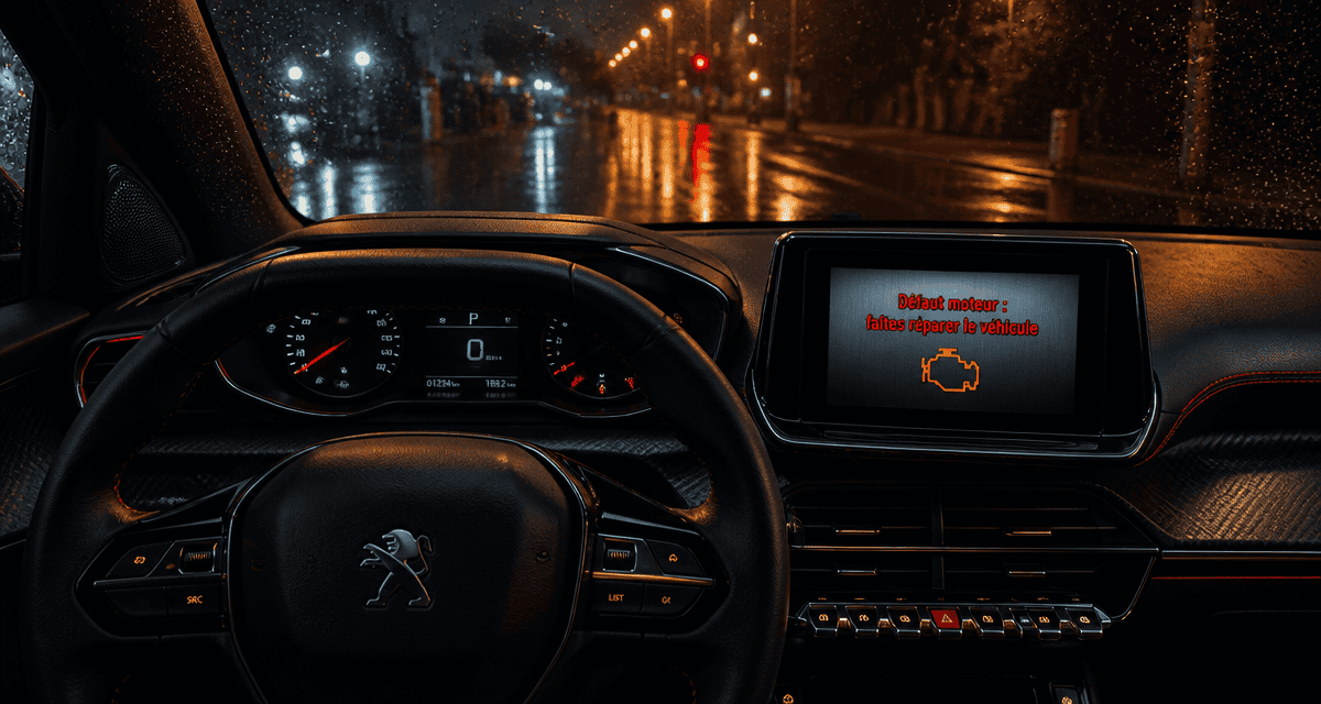 peugeot 2008 défaut moteur faites réparer le véhicule