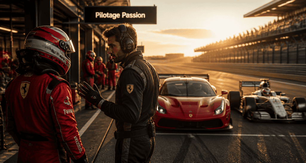 pilotage passion avis Ferrari et monoplace sur circuit