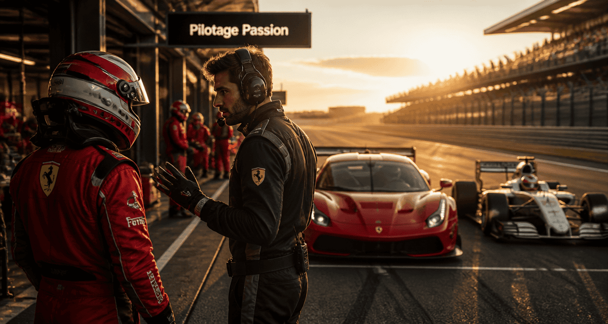 pilotage passion avis Ferrari et monoplace sur circuit