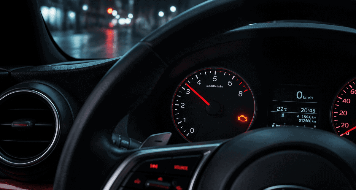 voyant moteur orange perte de puissance voiture