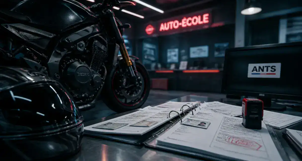 Acheter un permis moto : risques légaux et réalité administrative