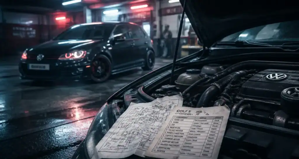 Golf 5 modèle à éviter : moteur Diesel, risques et pannes coûteuses