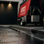 Interdiction de laver sa voiture chez soi : panneau et station de lavage