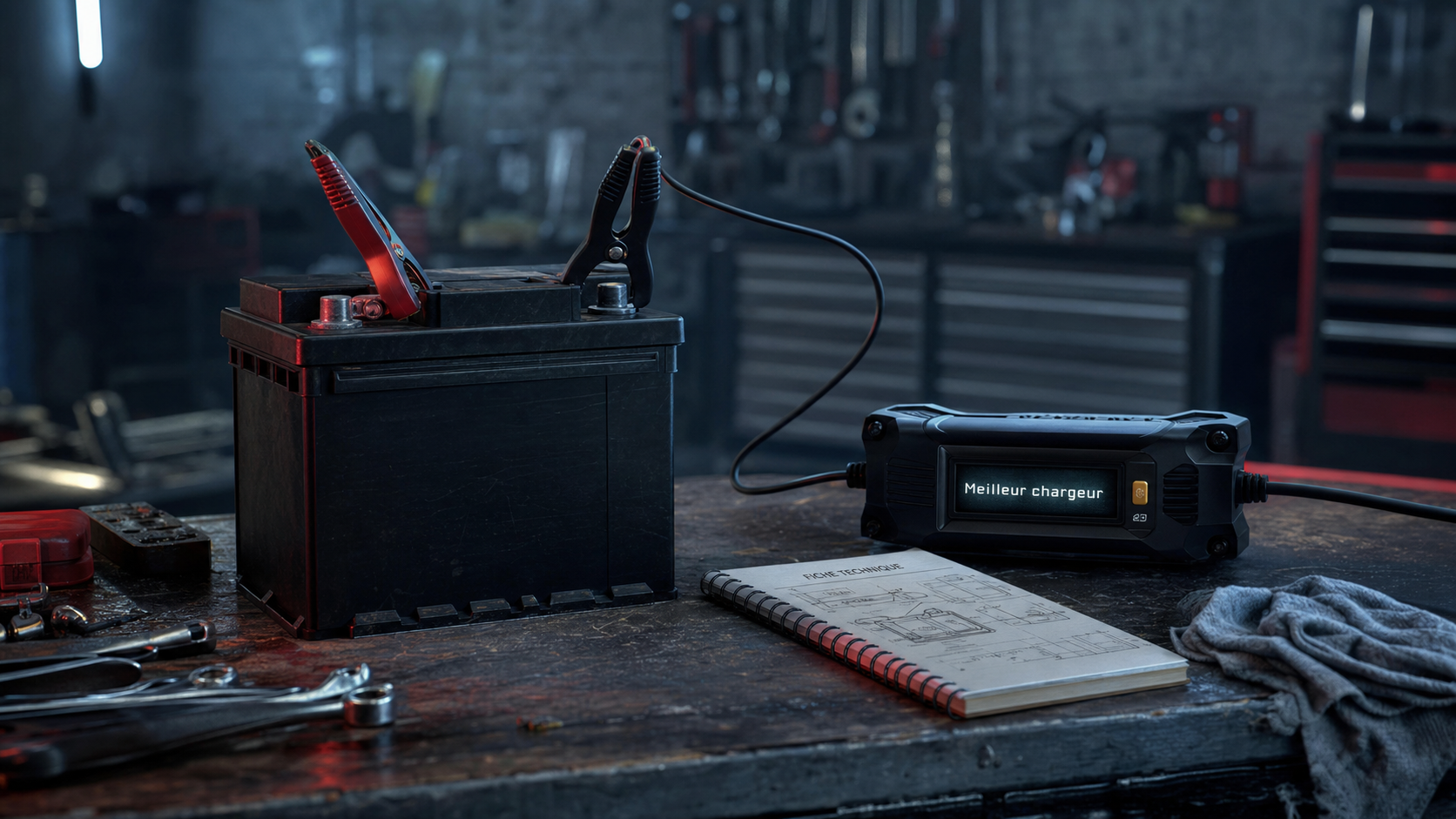 Meilleur chargeur batterie voiture 12V AGM ou Lithium, photo chargeur intelligent