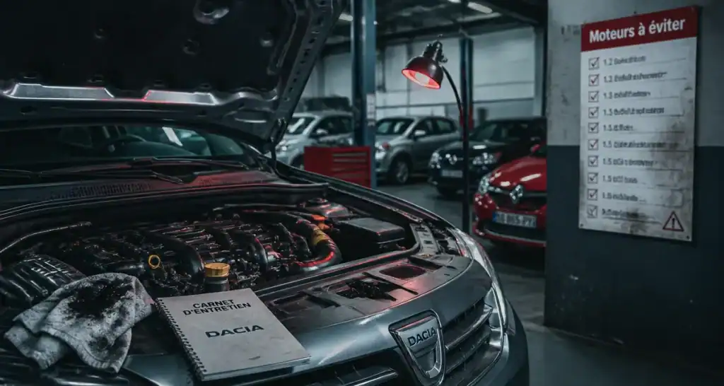 Moteur dacia à éviter : inspection des 4 blocs à risque sur Dacia d’occasion