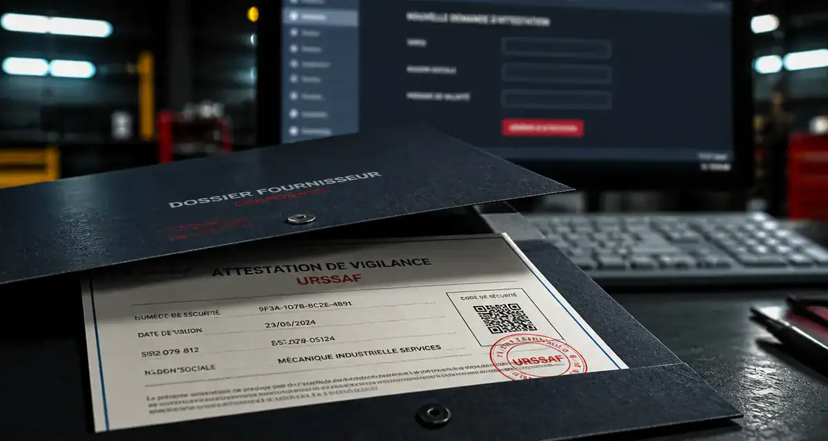 Qu est ce qu une attestation de vigilance URSSAF ? Attestation 5 000 € HT