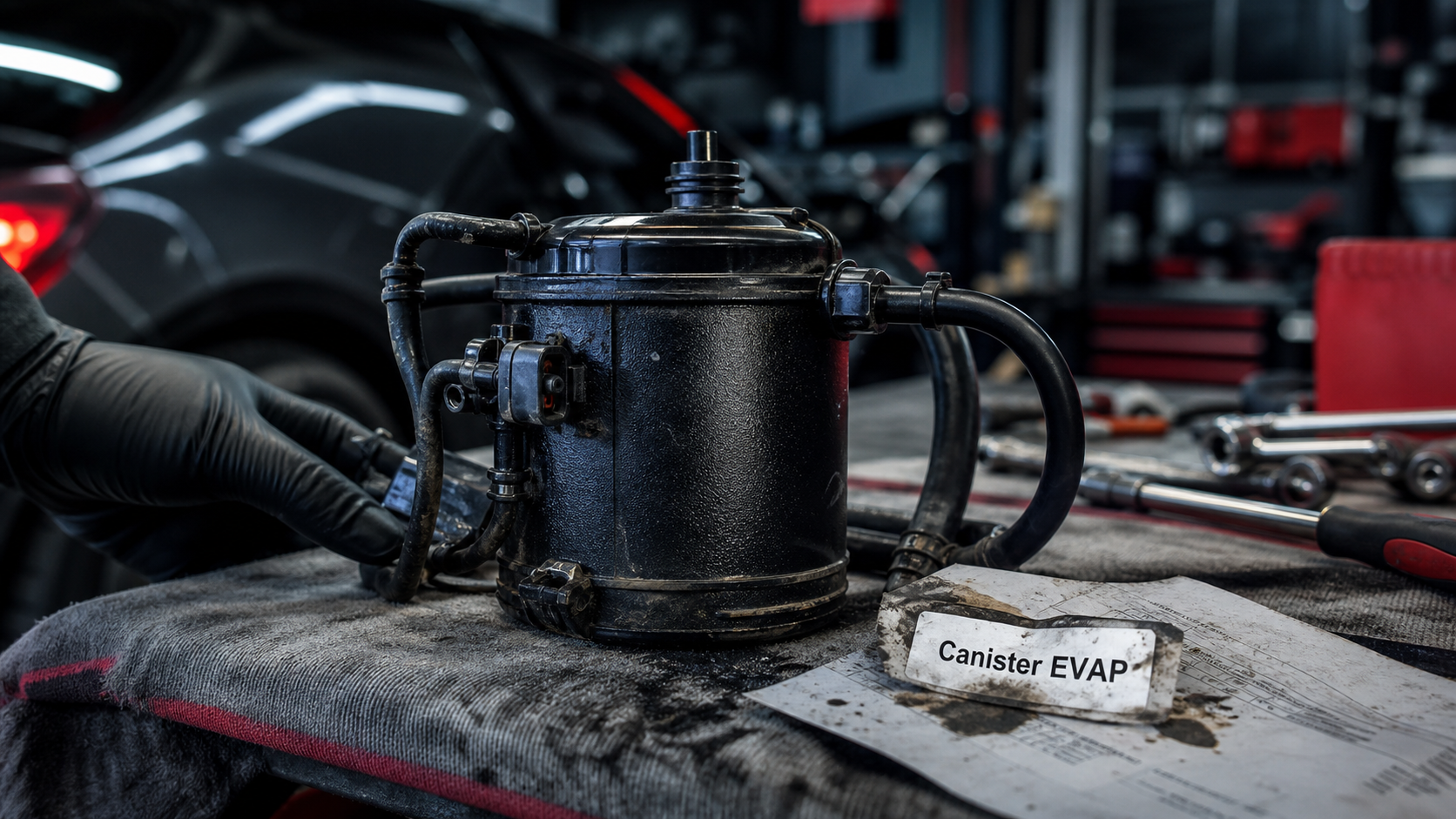Canister voiture EVAP : odeur d’essence, panne du système