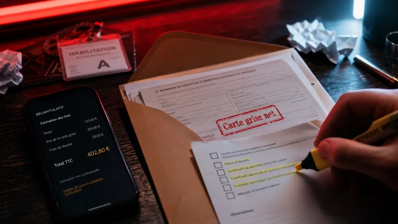 carte grise net : vérifier agréments, prix et délais avant paiement