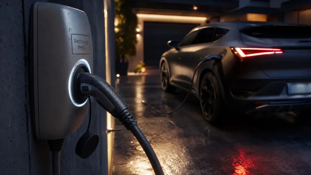 Comment se recharge une voiture hybride : Wallbox PHEV pour recharge