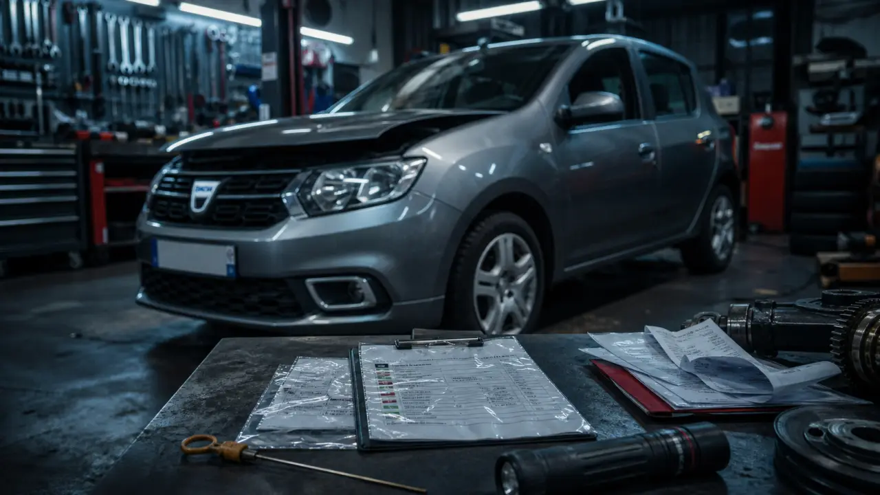 Fiabilité dacia sandero : garage, checklist et capot ouvert