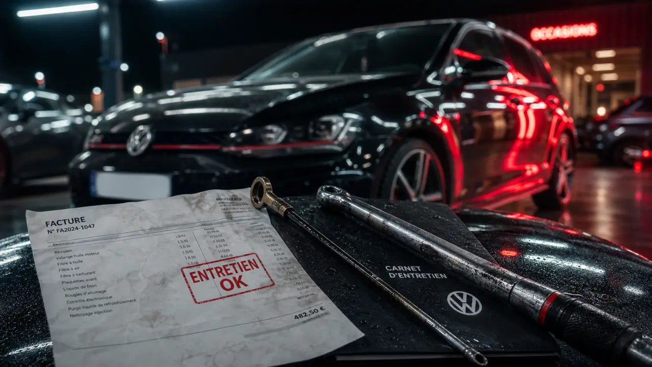 Fiabilité Golf 7 : moteur et entretien, carnet et facture d’entretien