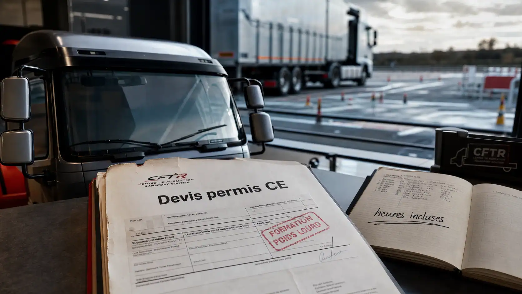Permis CE prix : 21 à 105 h et frais à vérifier