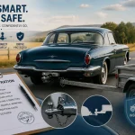 Voiture ancienne et remorque : vérifier avant de tracter