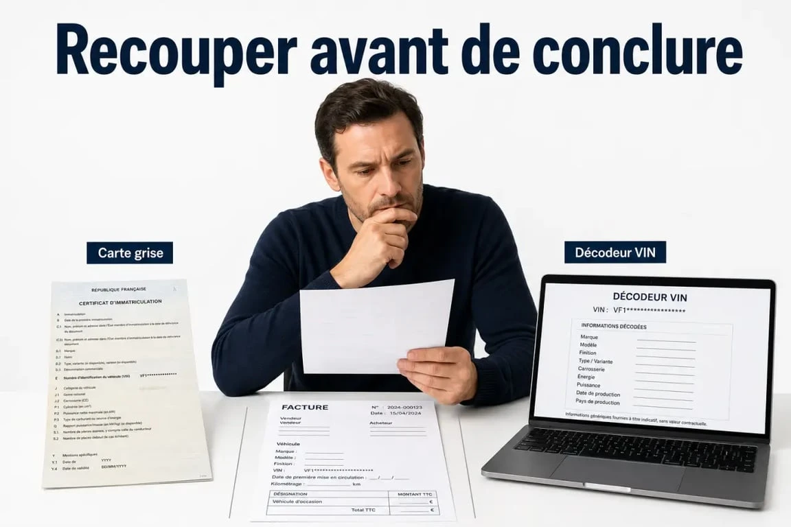 Comment savoir la finition de sa voiture : recouper carte grise, VIN et documents d’origine