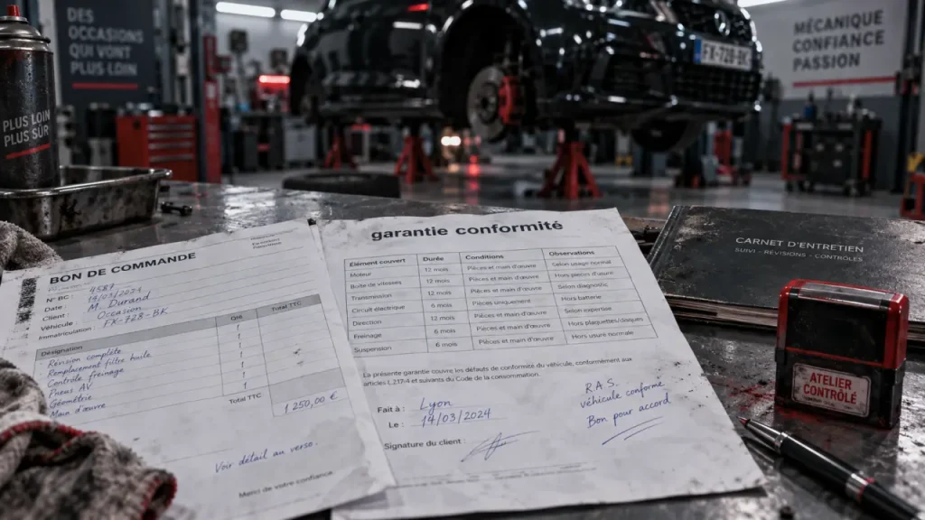Achat d’un véhicule d’occasion avec garantie : 24 mois chez un professionnel, des exclusions à vérifier