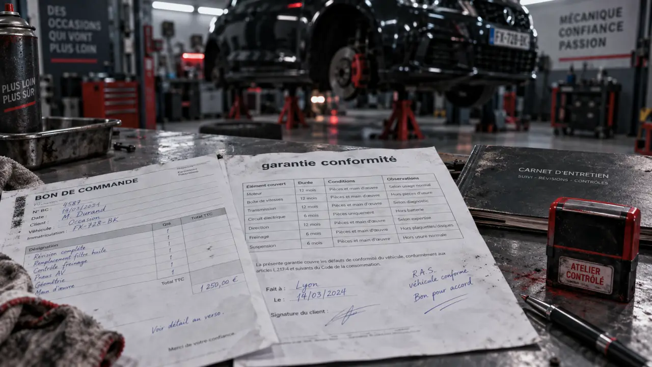 Achat vehicule occasion garantie 24 mois chez un professionnel