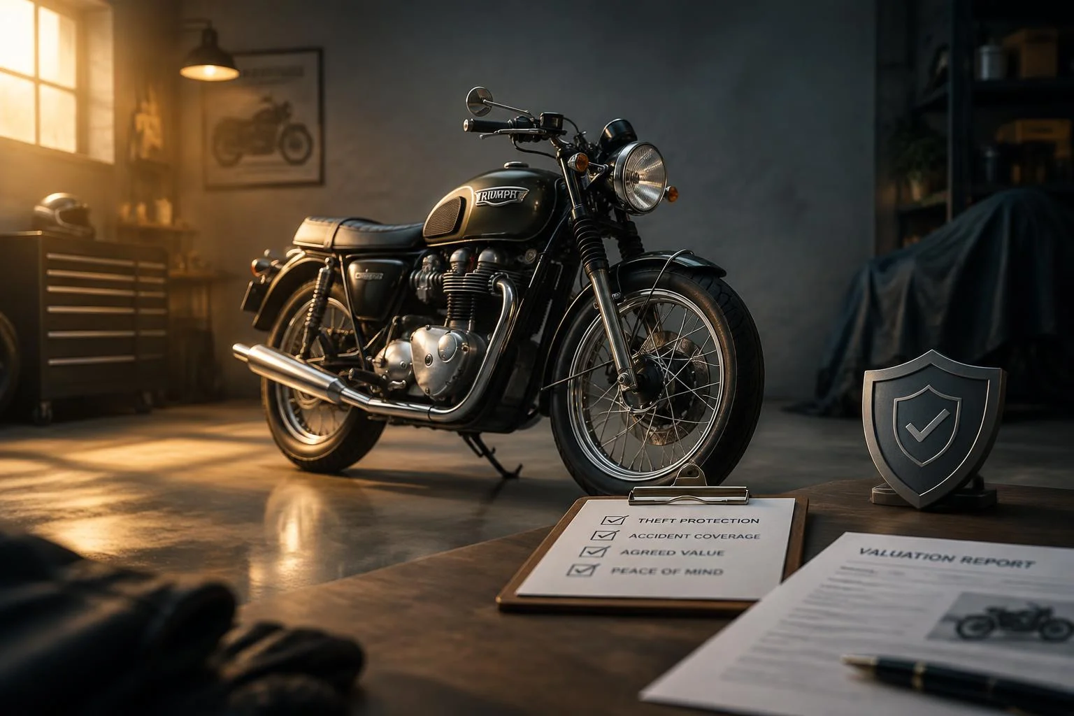 Assurance moto de collection : valeur agréée et garanties