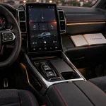 c5 aircross interieur : cockpit avec écran tactile et combiné numérique