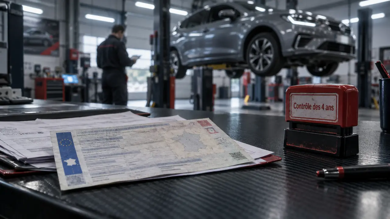 Contrôle technique vehicule neuf : tampon 4 ans et carte grise
