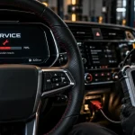 Remise à zéro vidange : voyant SERVICE s’éteint après synchronisation compteur