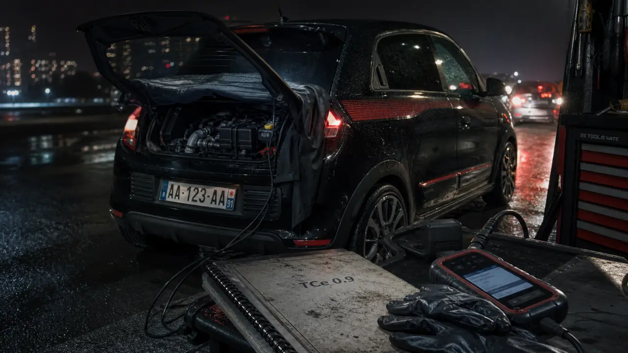 Twingo 3 0.9 TCe 90 fiabilité injecteurs turbo électronique, scanner OBD et carnet de contrôle