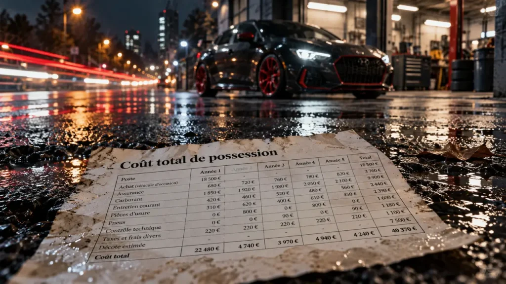 Voiture sportive abordable : coût total de possession, entretien et budget