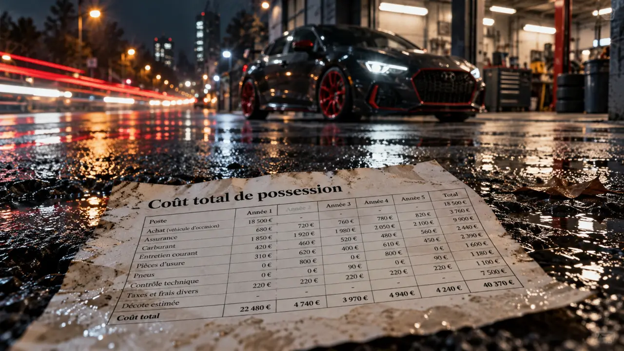 Voiture sportive abordable : coût total de possession, entretien et budget